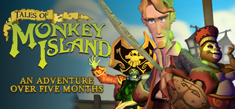 Steam header art for Tales of Monkey Island: Chapter 1 - Launch of the Screaming Narwhal