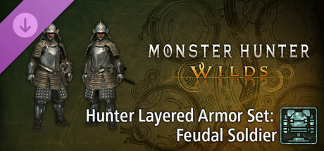 Steam header art for Monster Hunter Wilds - Hunter Layered Armor Set: Feudal Soldier
