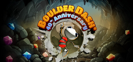Steam header art for BOULDER DASH 40th Anniversary