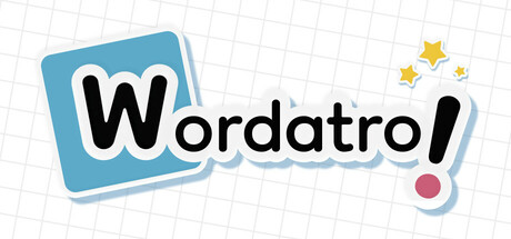 Steam header art for Wordatro!