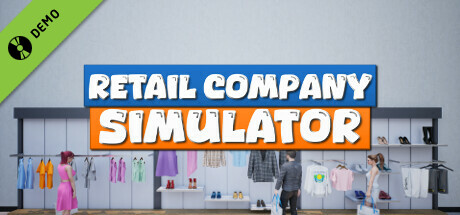 Steam header art for Retail Company Simulator Demo