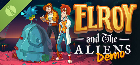 Steam header art for Elroy and the Aliens Demo