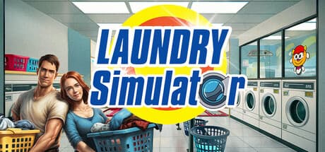 Steam header art for Laundry Simulator 2026
