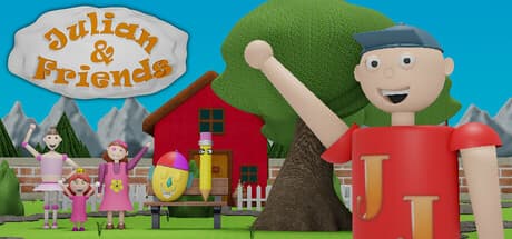 Steam header art for Julian & Friends
