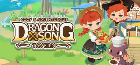 Steam header art for Dragon Song Tavern: Cozy & Adventurous