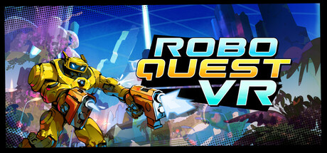Steam header art for Roboquest VR