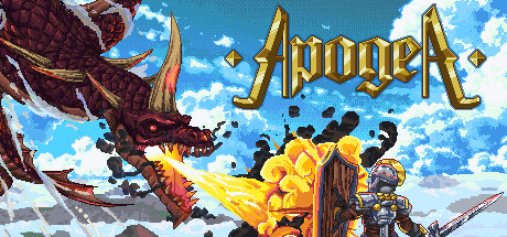 Steam header art for Apogea Playtest
