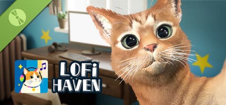 Steam header art for Lofi Haven Demo