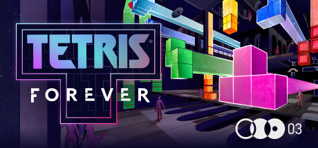 Steam header art for Tetris® Forever
