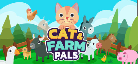 Steam header art for Cat & Farm Pals