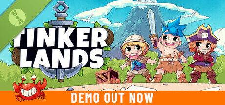 Steam header art for Tinkerlands Demo