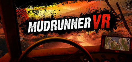 Steam header art for MudRunner VR