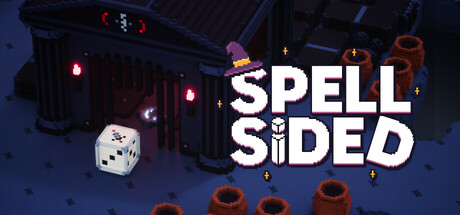 Steam header art for Spellsided Playtest