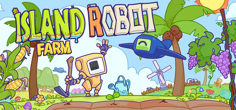 Steam header art for Island Robot Farm