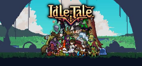 Steam header art for IdleTale