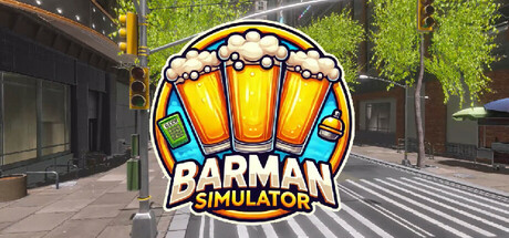 Steam header art for Barman Simulator