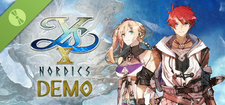 Steam header art for Ys X: Nordics Demo