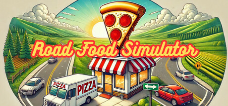 Steam header art for Road Food Simulator