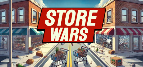Steam header art for Store Wars: Multiplayer Shop Simulator