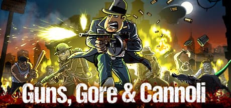 Steam header art for Guns, Gore & Cannoli