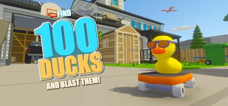 Steam header art for Find 100 Ducks and Blast Them!