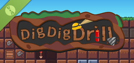 Steam header art for DigDigDrill Demo