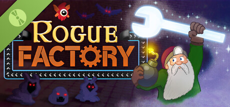 Steam header art for Rogue Factory Demo