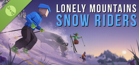 Steam header art for Lonely Mountains: Snow Riders Demo