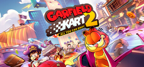 Steam header art for Garfield Kart 2 - All You Can Drift