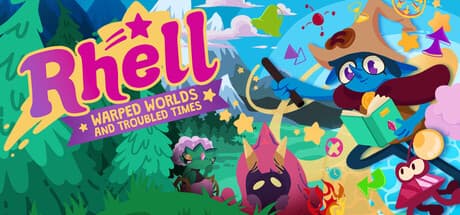 Steam header art for Rhell: Warped Worlds & Troubled Times