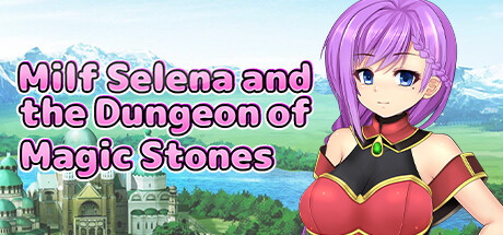 Steam header art for Milf Selena and the Dungeon of Magic Stones
