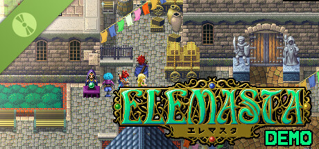 Steam header art for ELEMASTA -エレマスタ- Demo