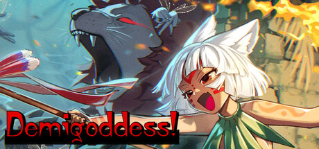 Steam header art for Demigoddess!