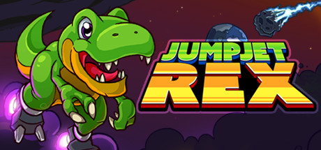 Steam header art for JumpJet Rex