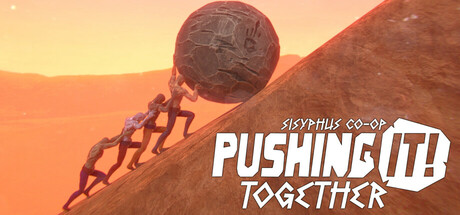 Steam header art for Pushing it! Together - Sisyphus Co-op