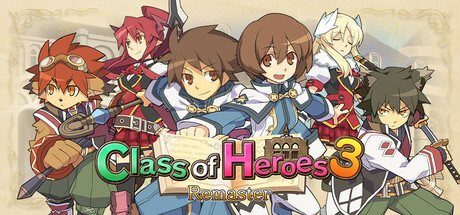 Steam header art for Class of Heroes 3 Remaster