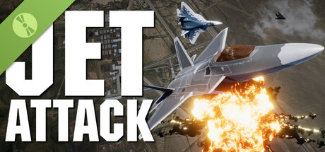 Steam header art for Jet Attack Demo