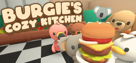 Steam header art for Burgie's cozy kitchen