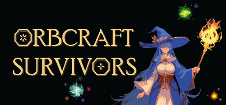 Steam header art for Orbcraft Survivors