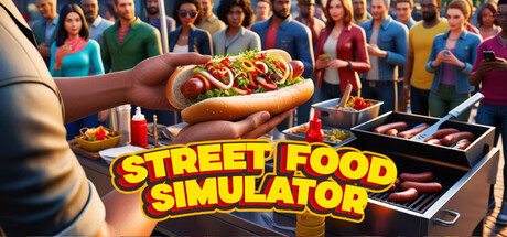 Steam header art for Street Food Simulator