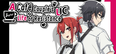 Steam header art for A Café Couple's Joyful Life of Resistance