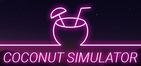 Steam header art for Coconut Simulator