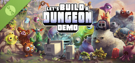 Steam header art for Let's Build a Dungeon Demo