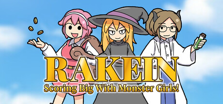 Steam header art for RAKE IN - Scoring Big With Monster Girls!