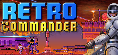 Steam header art for Retro Commander