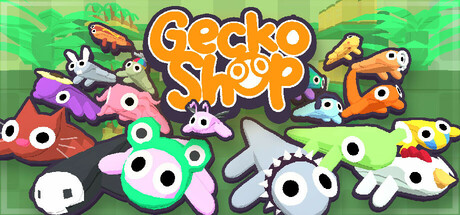 Steam header art for GeckoShop