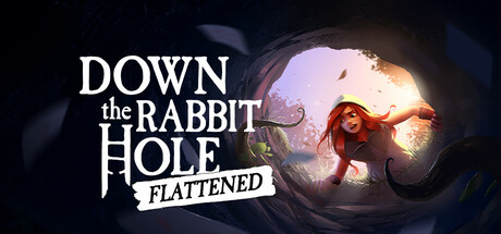 Steam header art for Down the Rabbit Hole Flattened