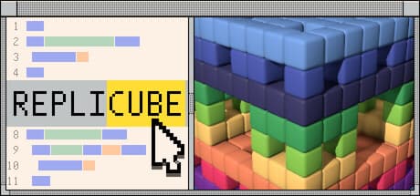Steam header art for Replicube