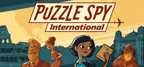 Steam header art for Puzzle Spy International