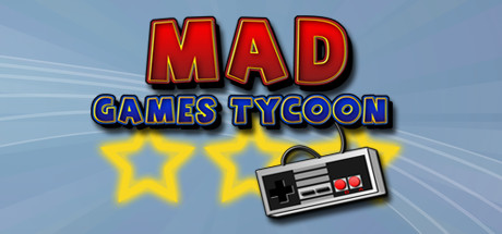 Steam header art for Mad Games Tycoon
